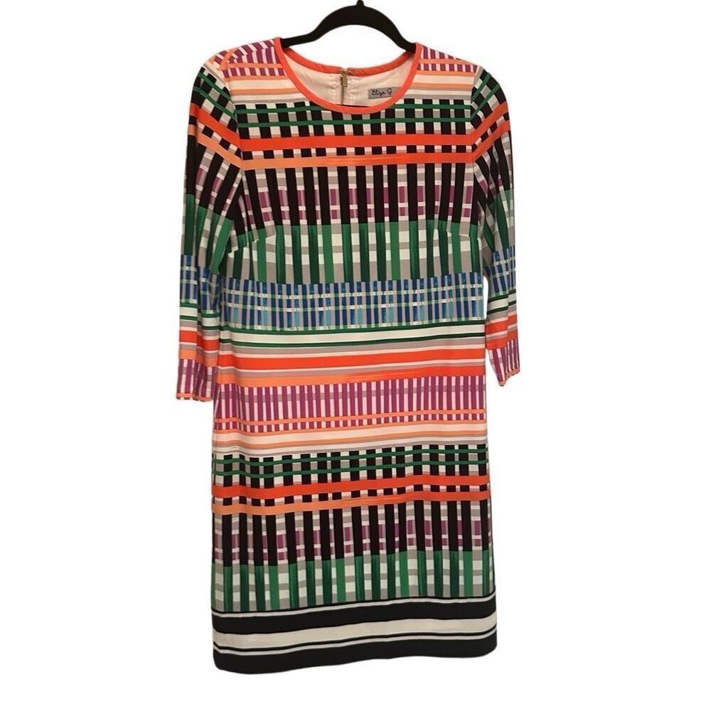 Eliza J colorful slip dress- size 8